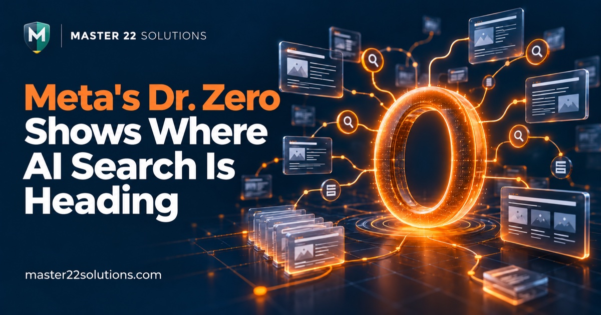 Meta's Dr. Zero Shows Where AI Search Is Heading